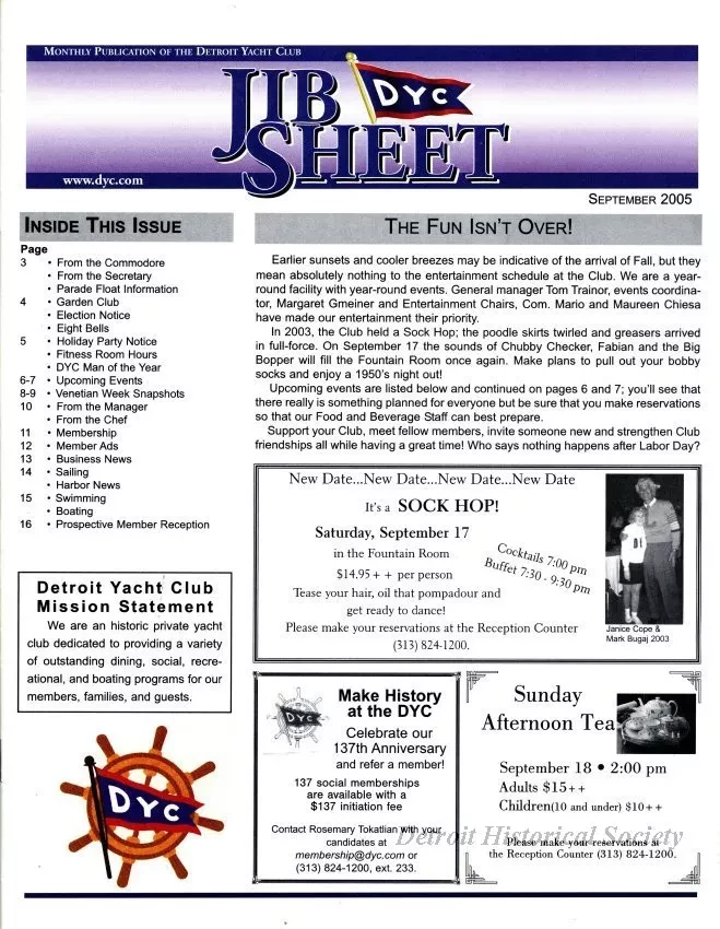 Newsletter - Jib Sheet