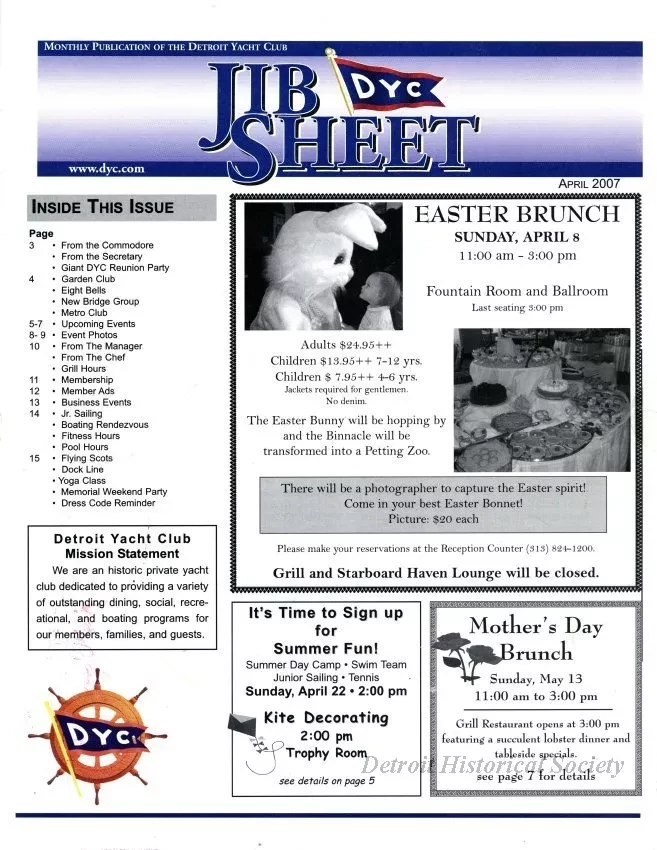 Newsletter - Jib Sheet