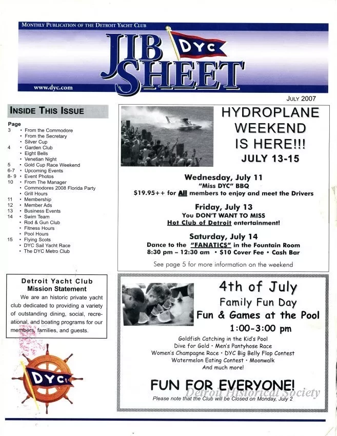 Newsletter - Jib Sheet