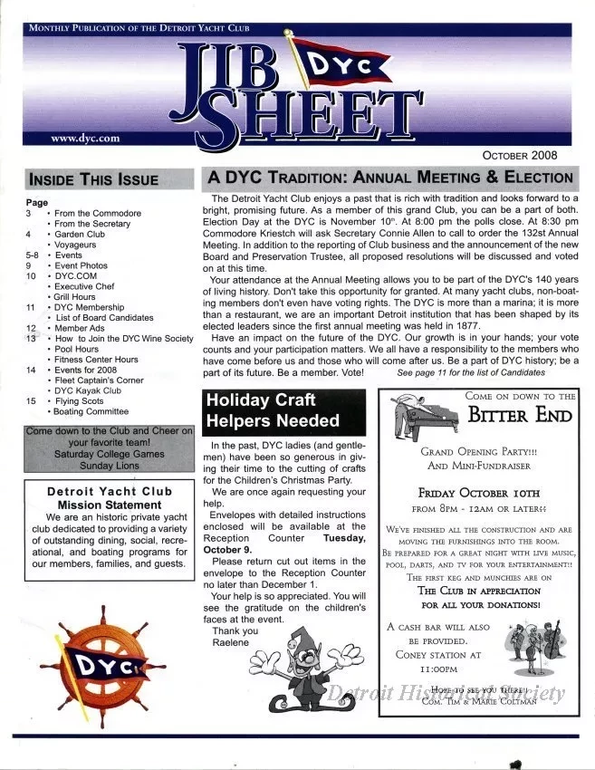 Newsletter - Jib Sheet