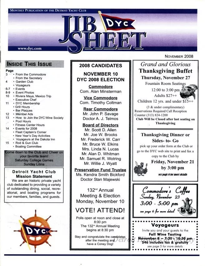 Newsletter - Jib Sheet