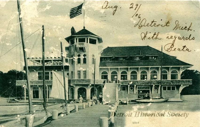 Postcard - Detroit Yacht Club