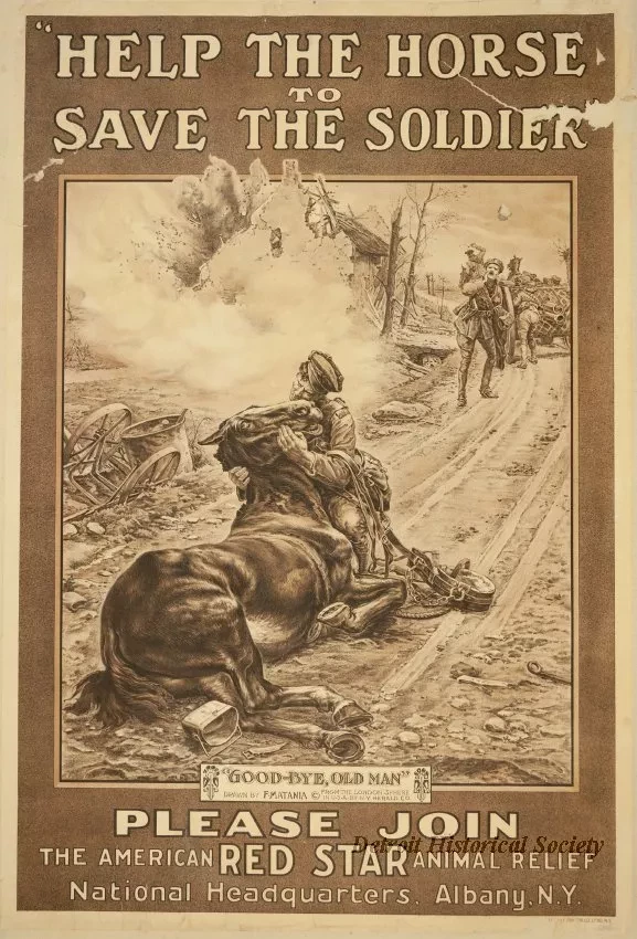 Poster - Help the Horse to Save the Soldier
