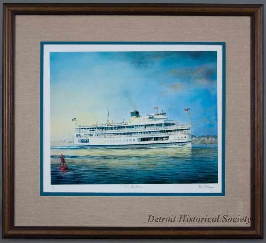 Print - Steamer St. Claire