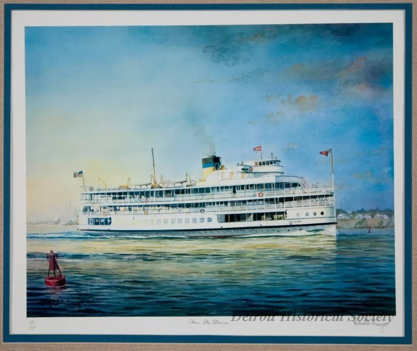 Print - Steamer St. Claire