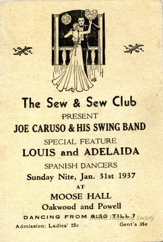 Card, Advertising - The Sew & Sew Club