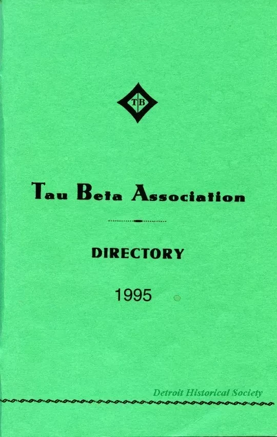 Directory - Tau Beta Association Directory, 1995