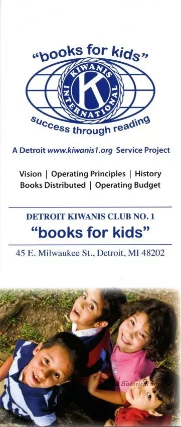 Brochure - Detroit Kiwanis Club No. 1
Books for Kids