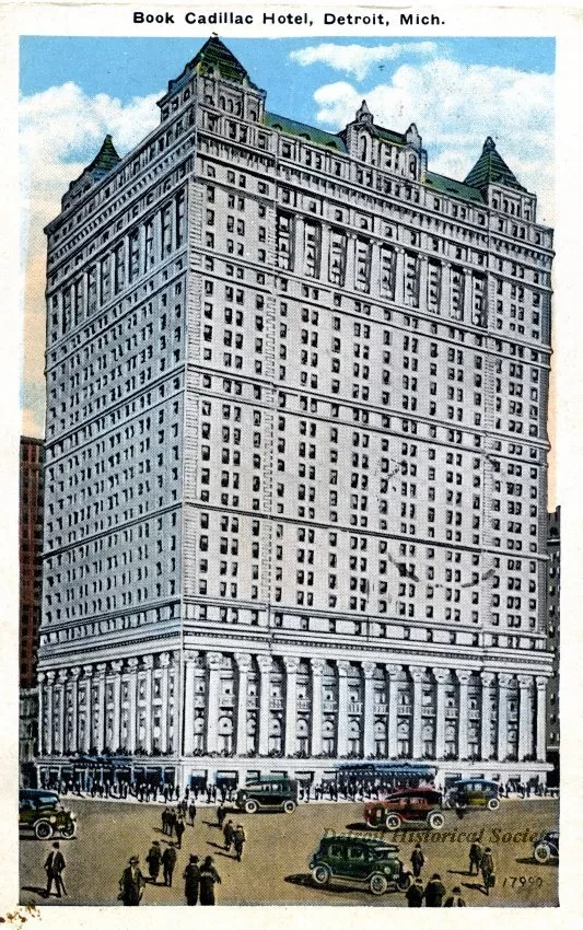 Postcard - Book-Cadillac Hotel, Detroit, Mich.