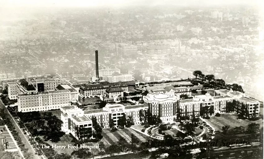 Postcard - Henry Ford Hospital