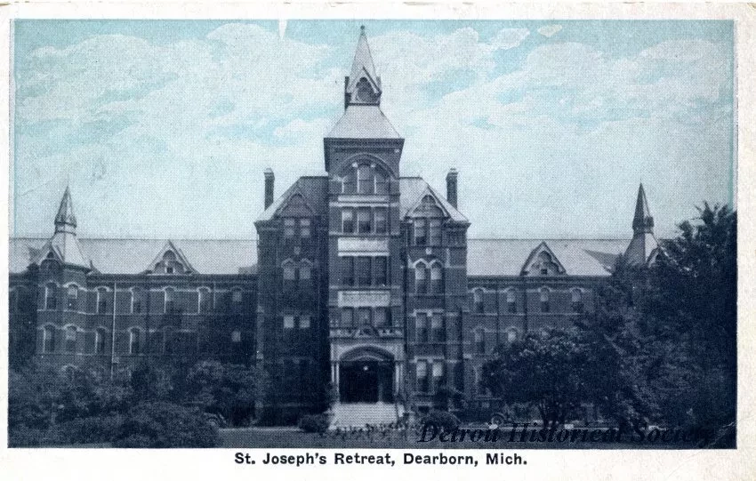 Postcard - St. Joseph's Retreat, Dearborn, Mich.