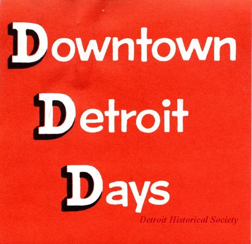 Sticker - Downtown Detroit Days
