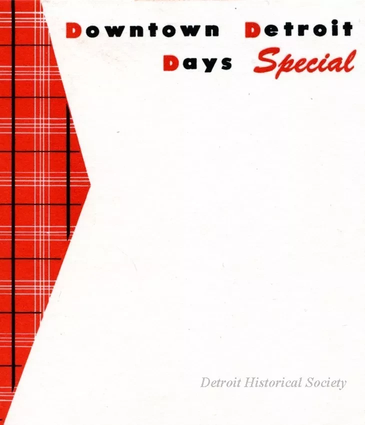 Advertisement - Downtown Detroit Days