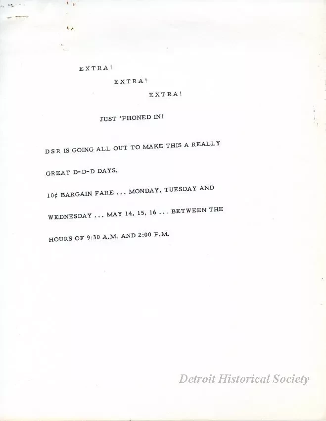 Letter - News Bulletin
Central Business District Association