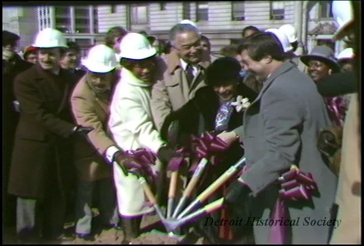 U-Matic - CAY News Conference
Millender Center Grd Break Cere Tape 1
Tape #2 - Mayor's News Conf. 10/4/83