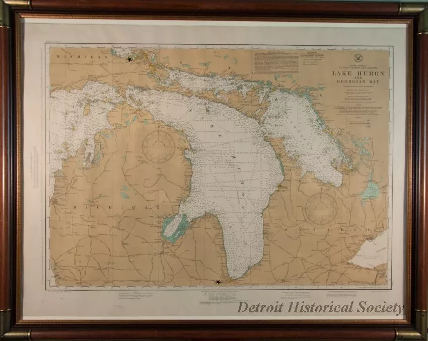 Chart, Navigational - Lake Huron and Georgian Bay