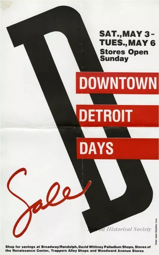 Sign - Downtown Detroit Days