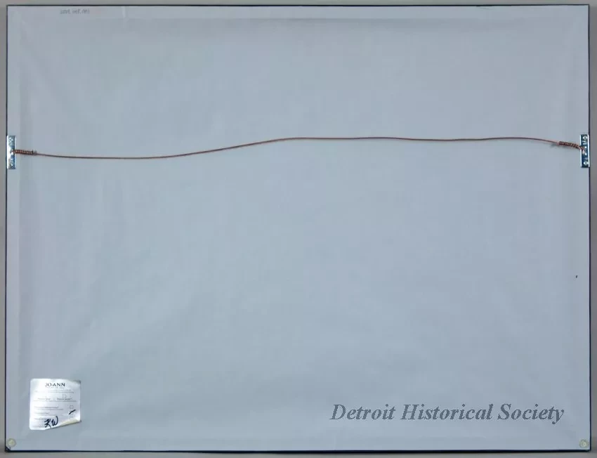 Print - Detroit Riverfront, Moonlight Cruise on the Steamer, Ste. Claire in 1929