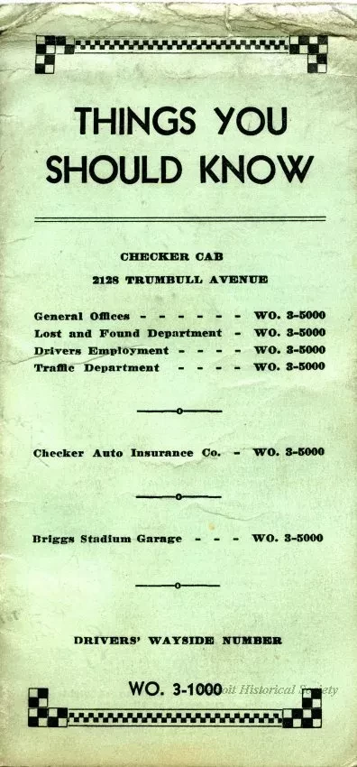 Booklet - Things You Should Know