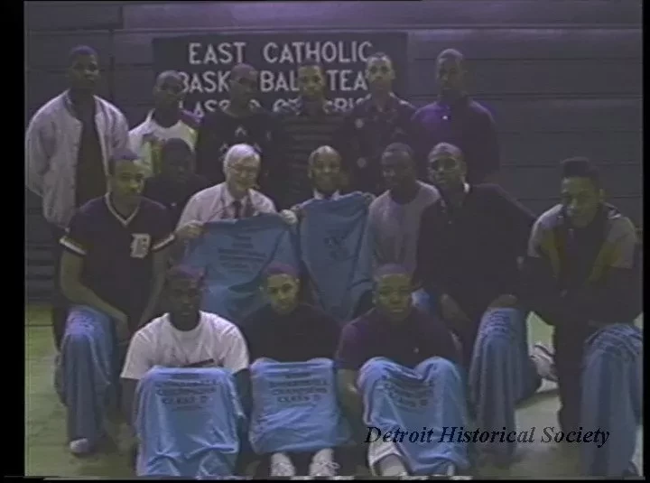 U-Matic - Fred Martin @ East Catholic & Southwestern High Schools for Basketball Championships 4-9-90