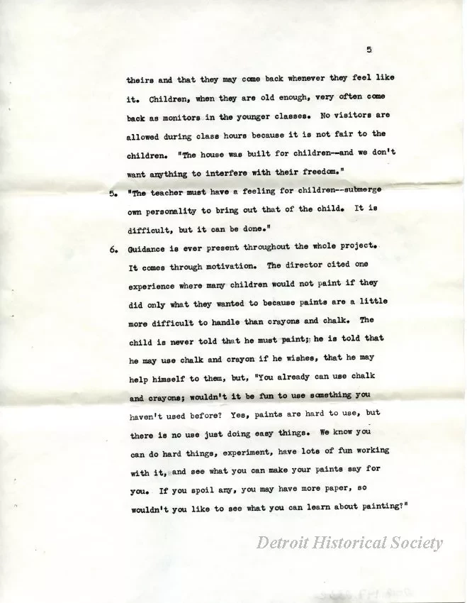 Manuscript - The Children's House