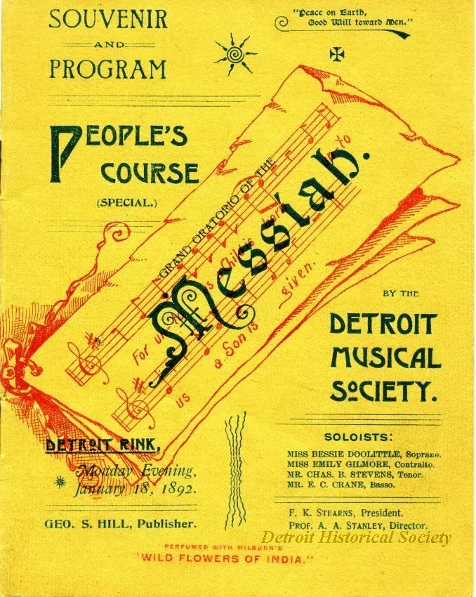 Program, Theater - Messiah