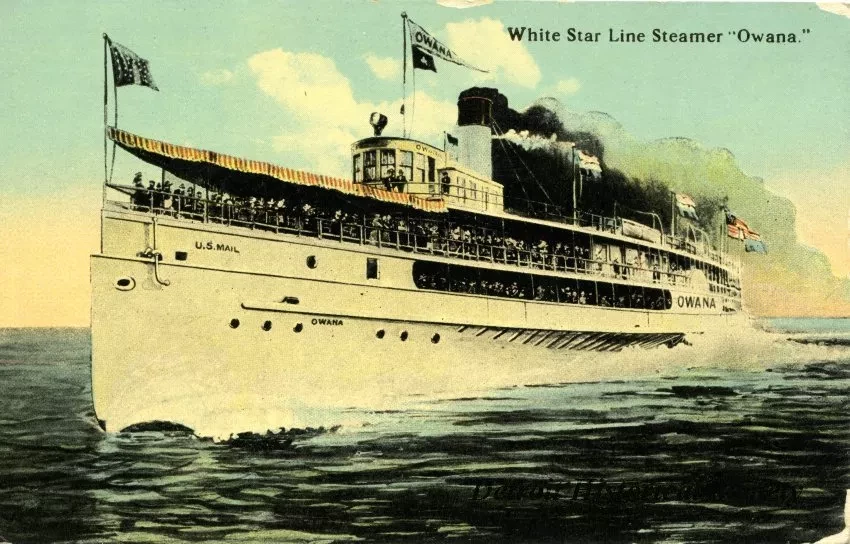 Postcard - White Star Line Steamer "Owana"