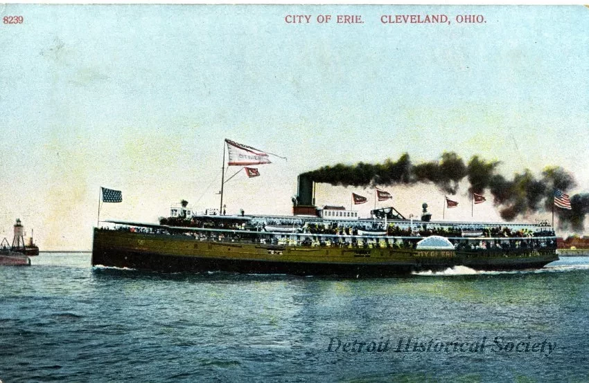 Postcard - City of Erie, Cleveland, Ohio