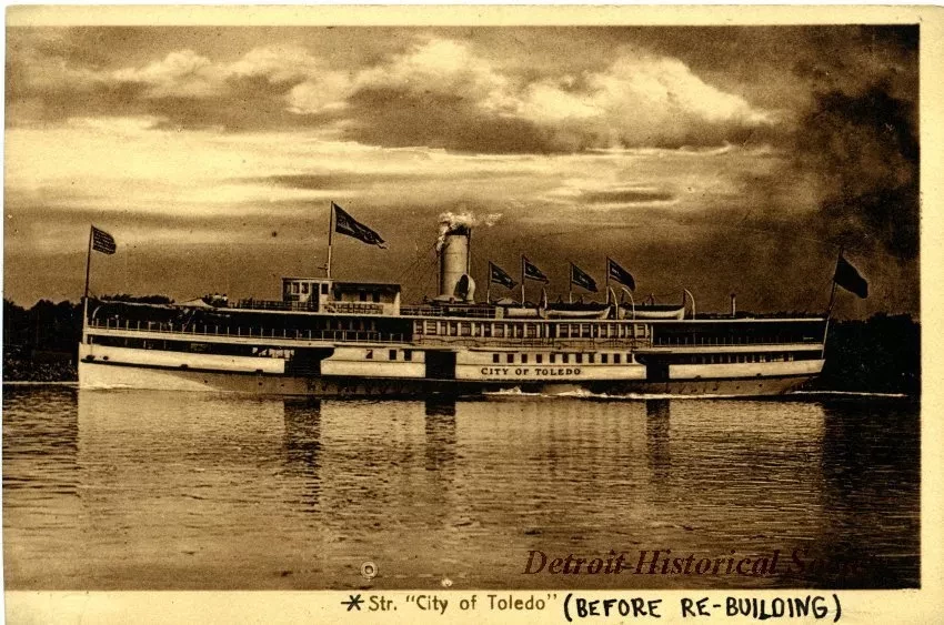 Postcard - Str. "City of Toledo"