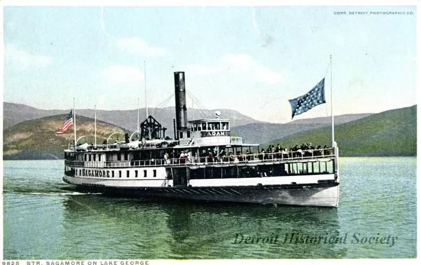 Postcard - 9825 Str. Sagmore on Lake George