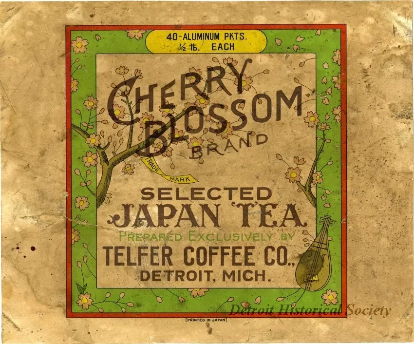 Advertisement - Cherry Blossom Brand, Selected Japan Tea