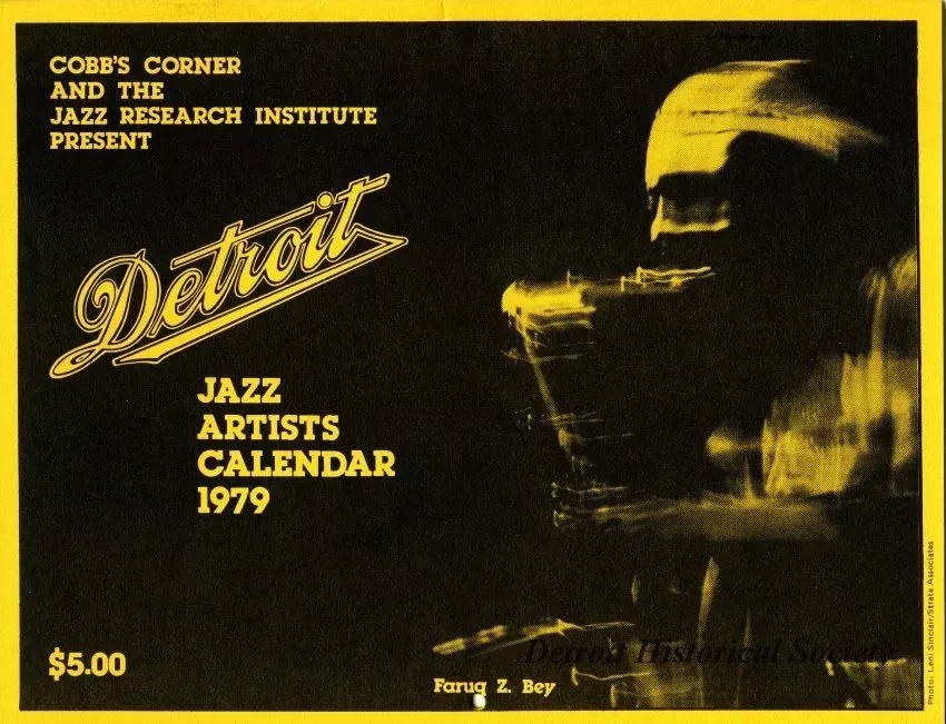 Calendar - Detroit Jazz Artists Calendar, 1979