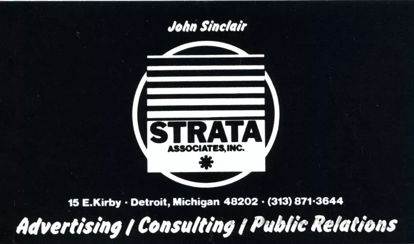 Card, Business - John Sinclair
Strata Associates, Inc.