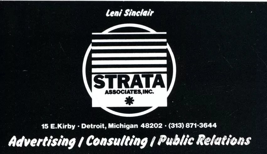 Card, Business - Leni Sinclair
Strata Associates, Inc.