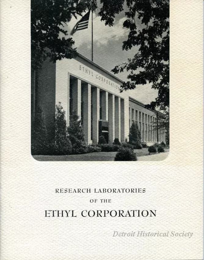 Booklet - Research Laboratories of the Ethyl Corporation