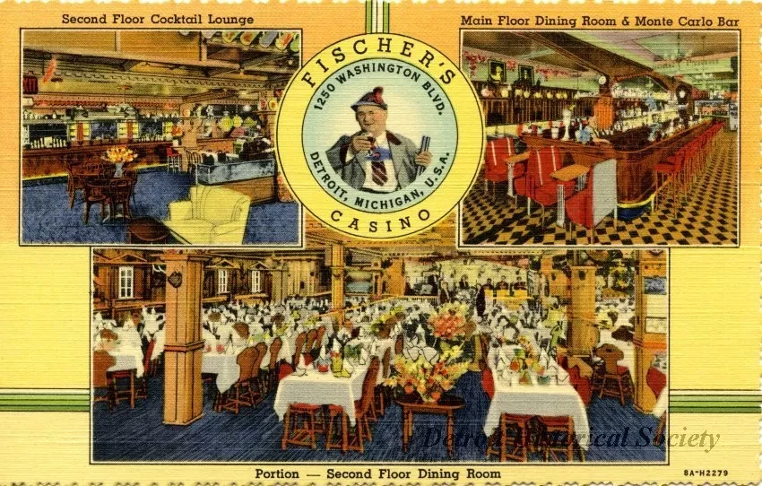 Postcard - Fischer's Casino