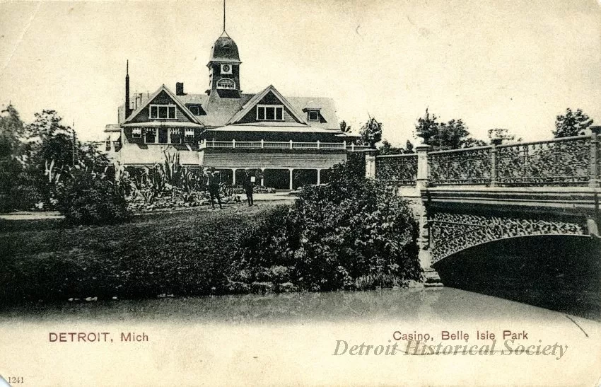 Postcard - Casino, Belle Isle Park