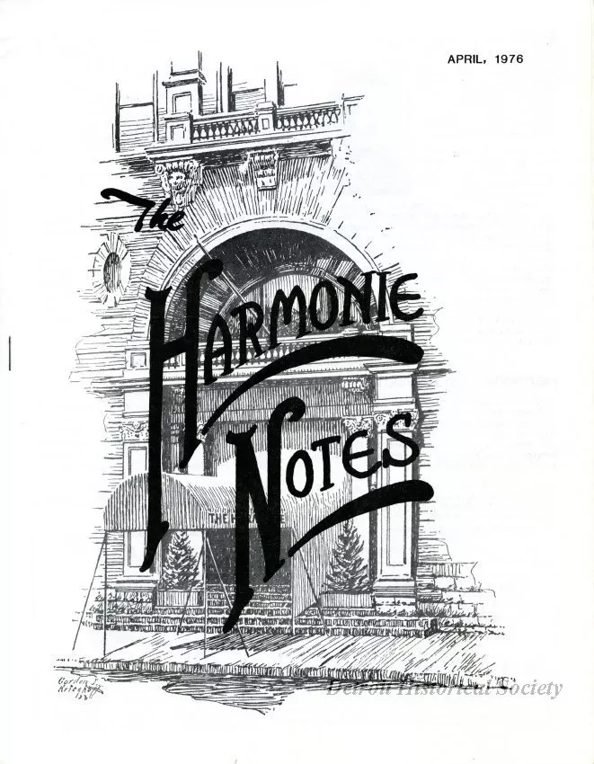 Newsletter - The Harmonie Notes