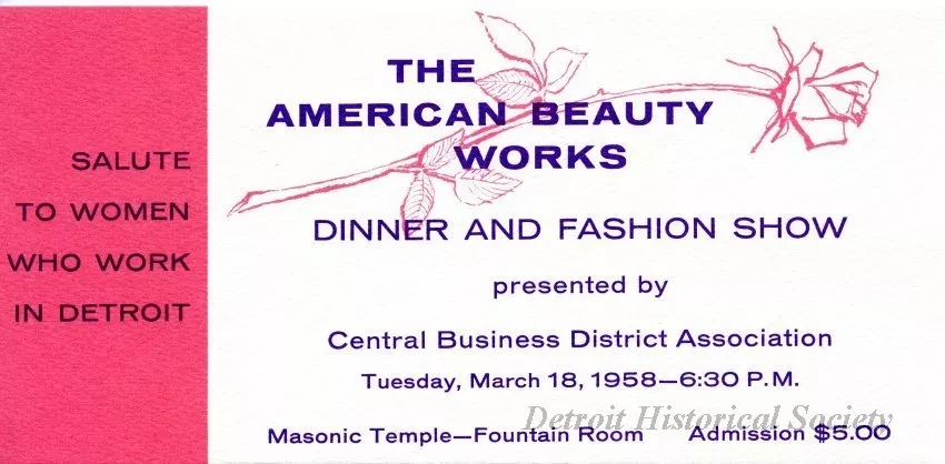 Ticket, Admission - The American Beauty Works