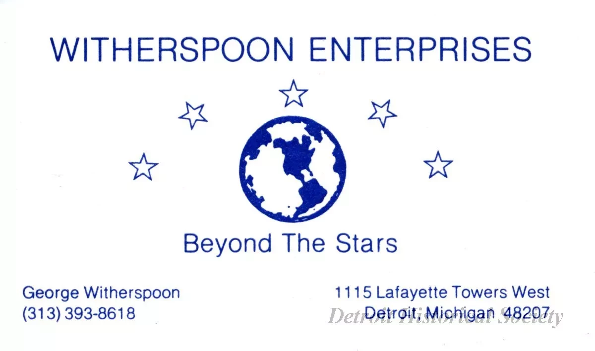 Card, Business - Witherspoon Enterprises