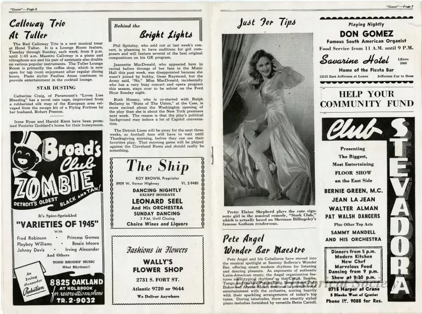 Magazine - For the Guest in Detroit, Volume 3, Number 28