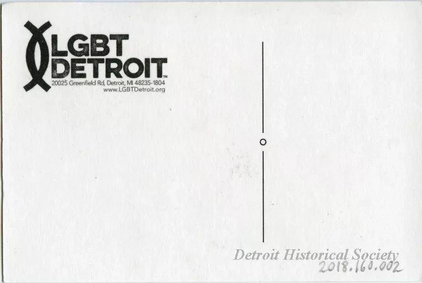 Postcard - LGBT Detroit