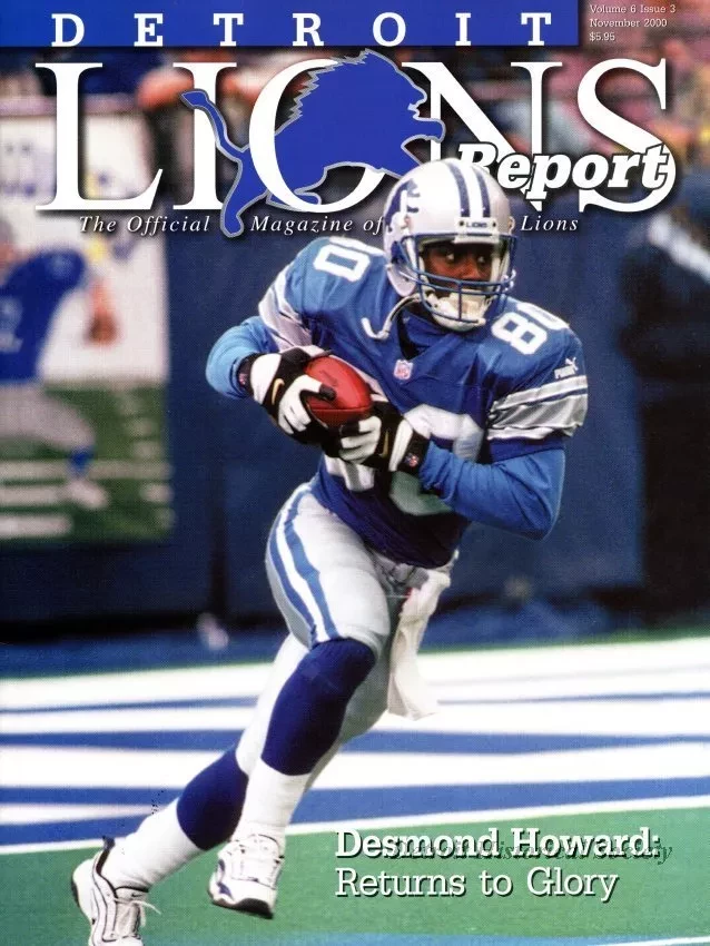 Magazine - Detroit Lions Report
Official Magazine of the Lions
Volume 6, Issue 3