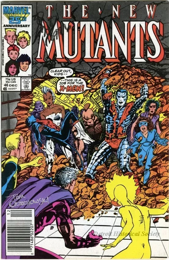 Book, Comic - The New Mutants #46