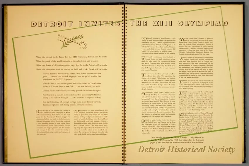 Book - Detroit - Poised for Action