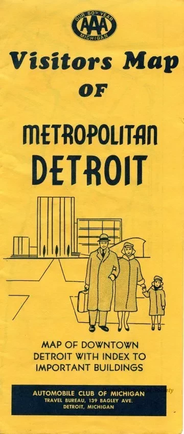 Map - Visitor's Map of Metropolitan Detroit