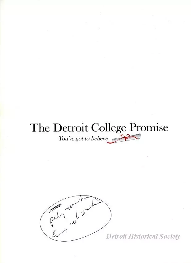 Folder, File - The Detroit College Promise