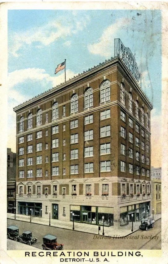 Postcard - Recreation Building
Detroit - U.S.A.