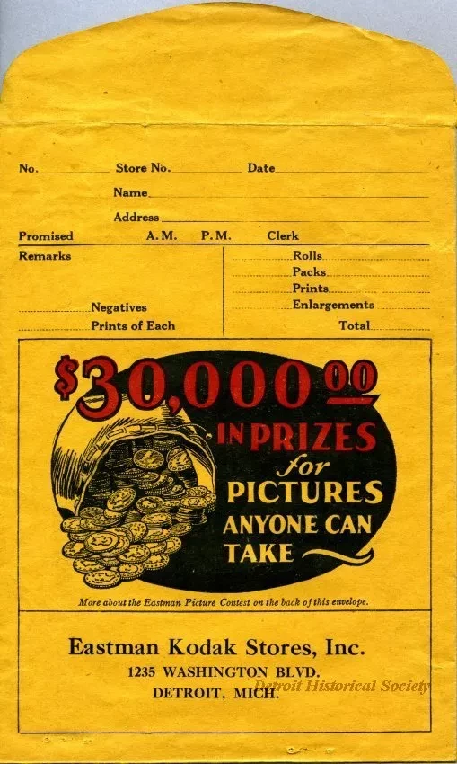 Envelope - Eastman Kodak Stores, Inc.