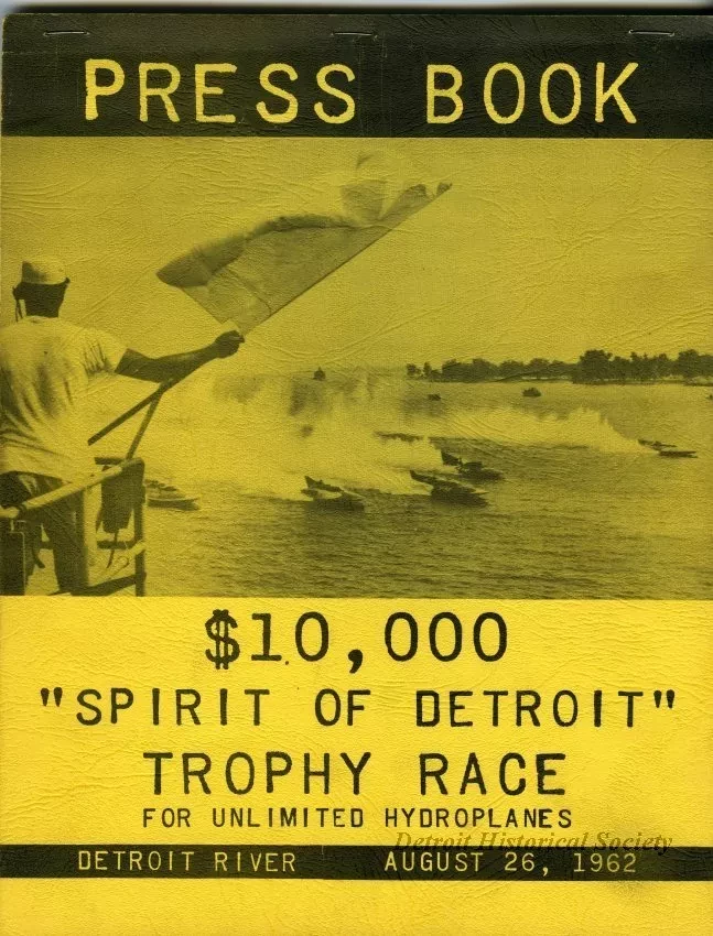 Program - Press Book, Spirit of Detroit Trophy Race, August 26, 1962